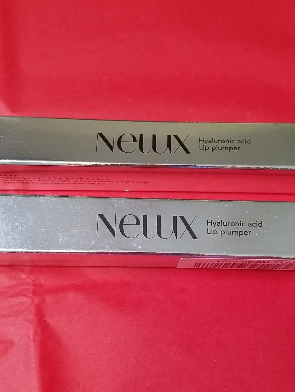 Nelux Hyaluronic Acid Lip Plumper 2 each New Without Tag